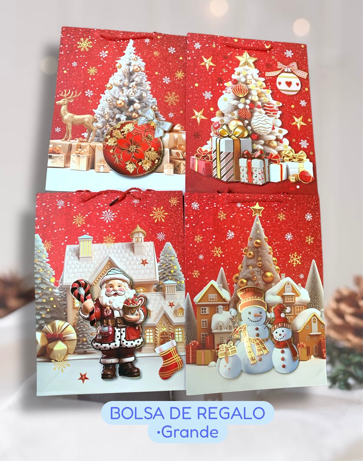 Bolsa De Regalo Navidad GD