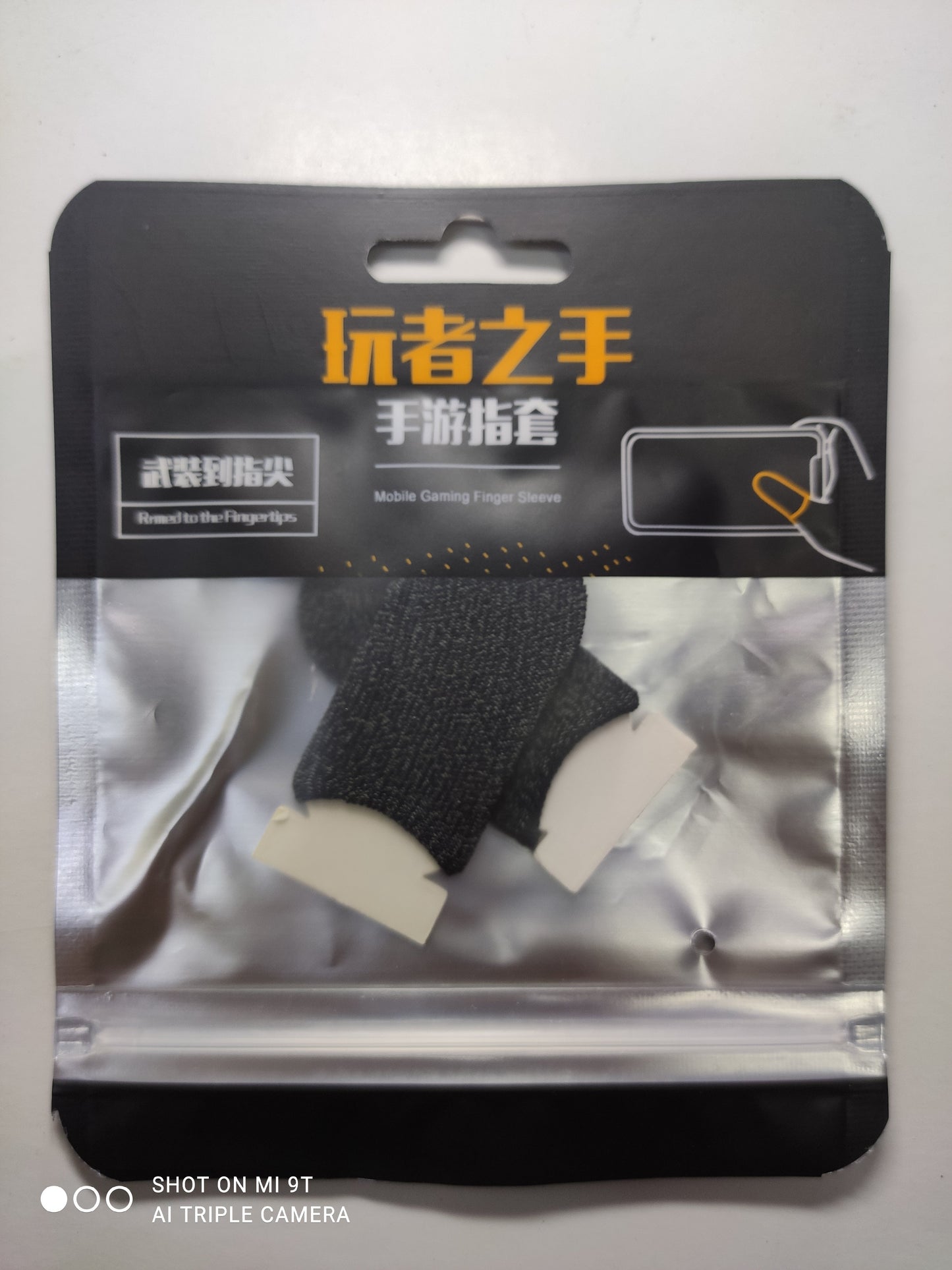 Par de Guantes Para Dedo Gamer Antideslizante Microfibra