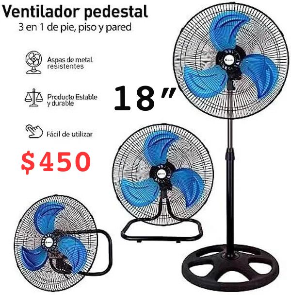 Ventilador 3 En 1 18''