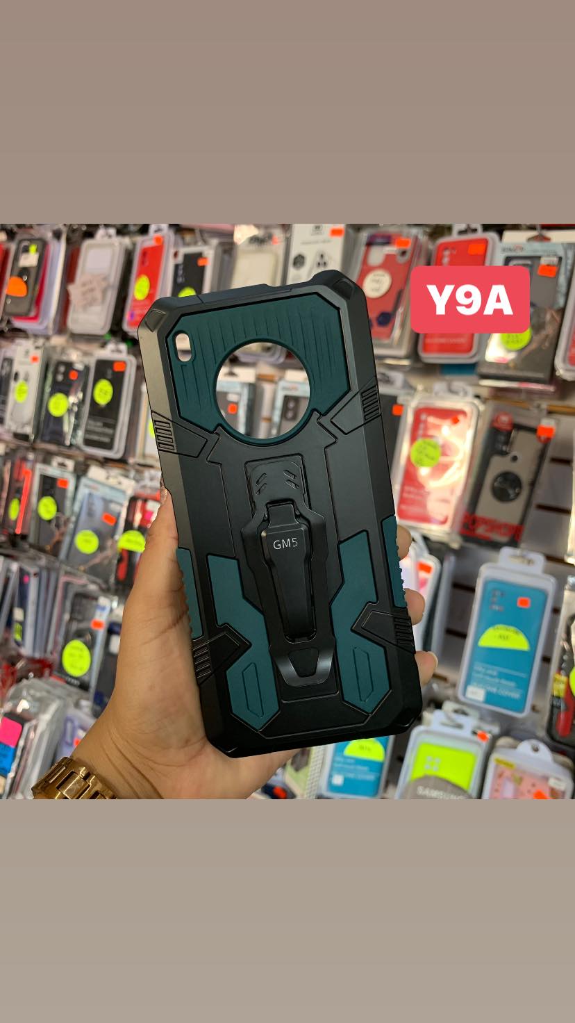 Funda Uso Rudo Con Clip Para Huawei Y9A