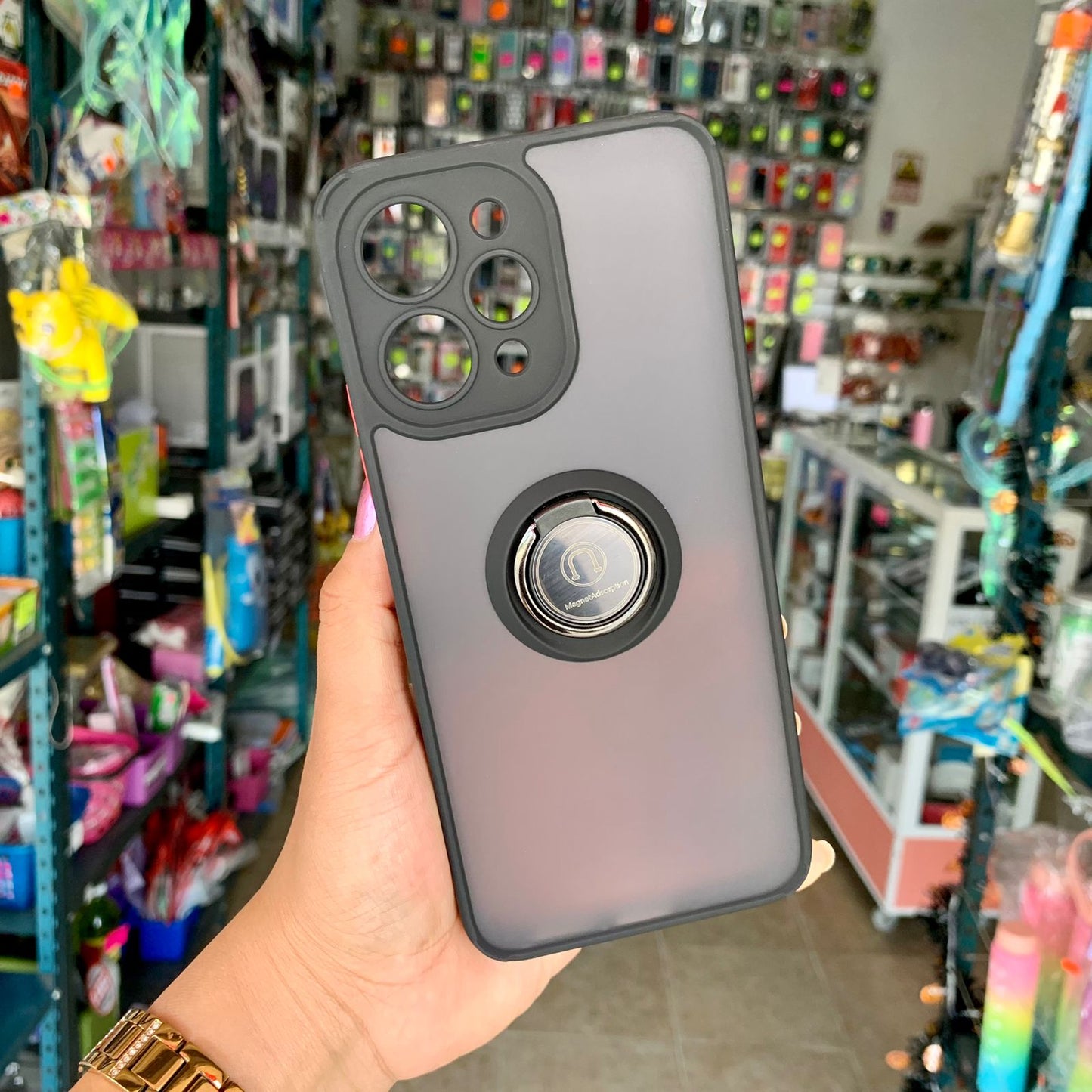 Funda Uso Rudo Anillo Para Xiaomi Redmi 12 4G