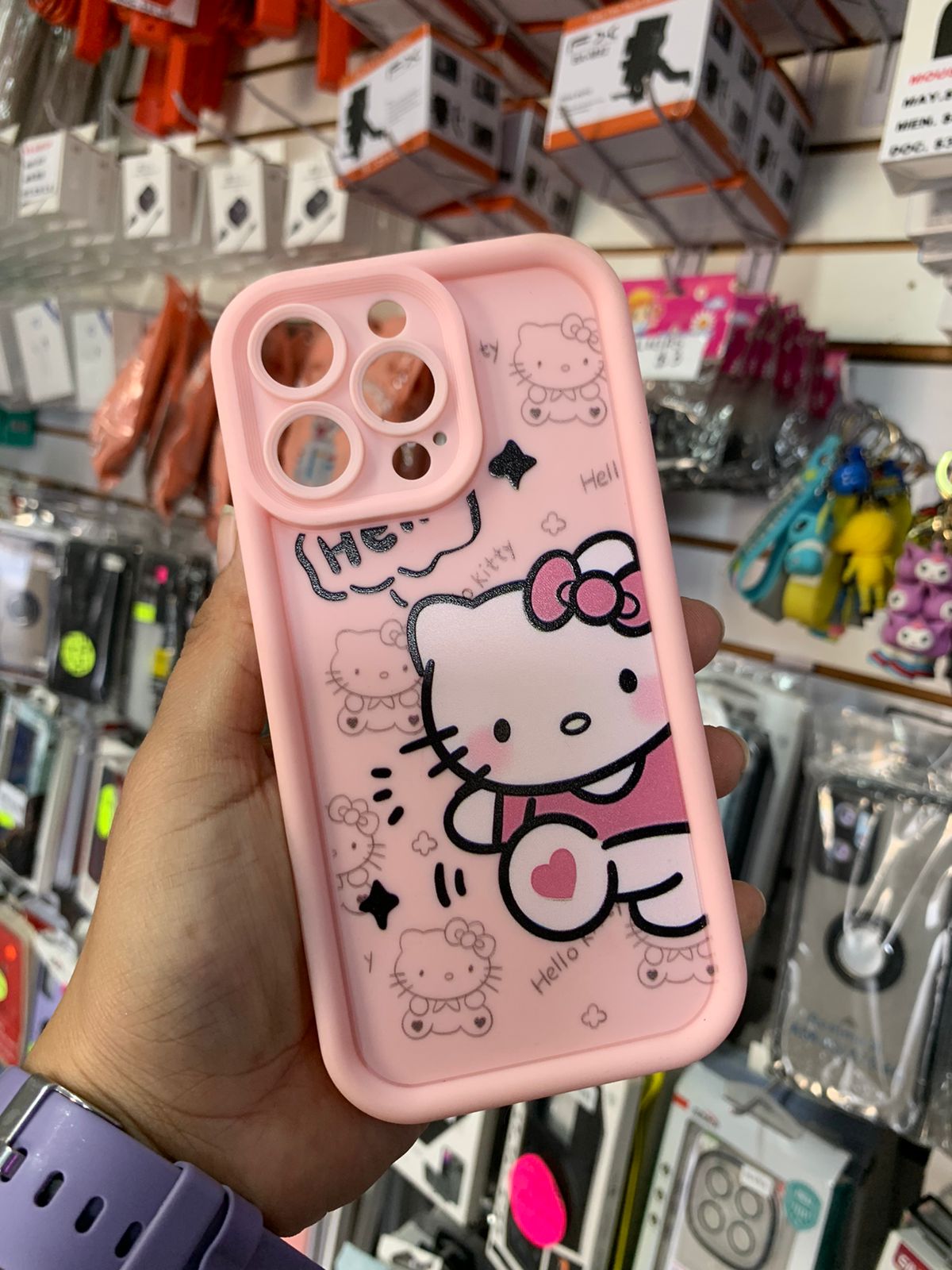 Funda Kitty Para iPhone 15 Pro