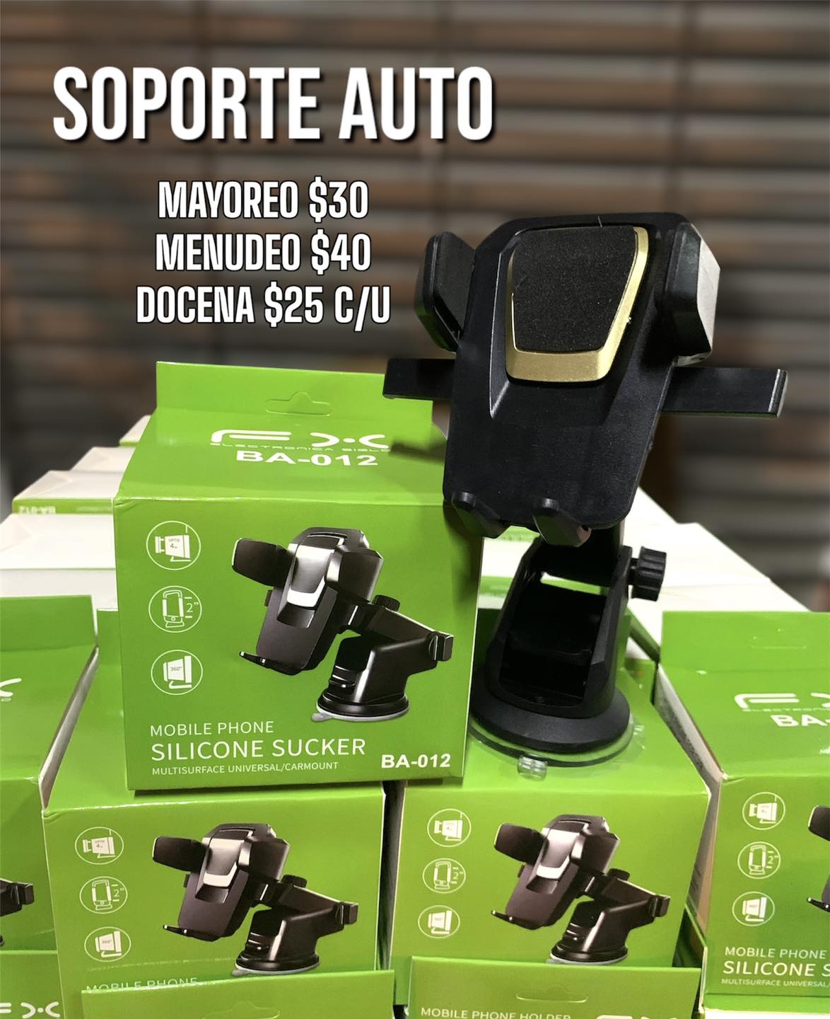 Base Soporte De Celular Para Auto BA-012