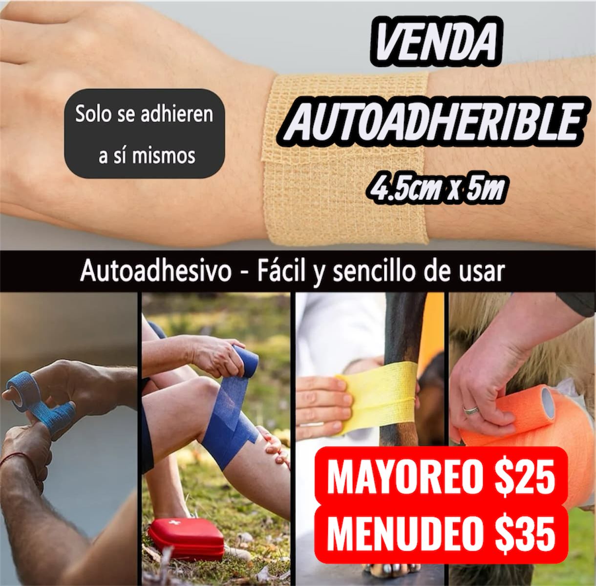 Venda Autoadherible 5M