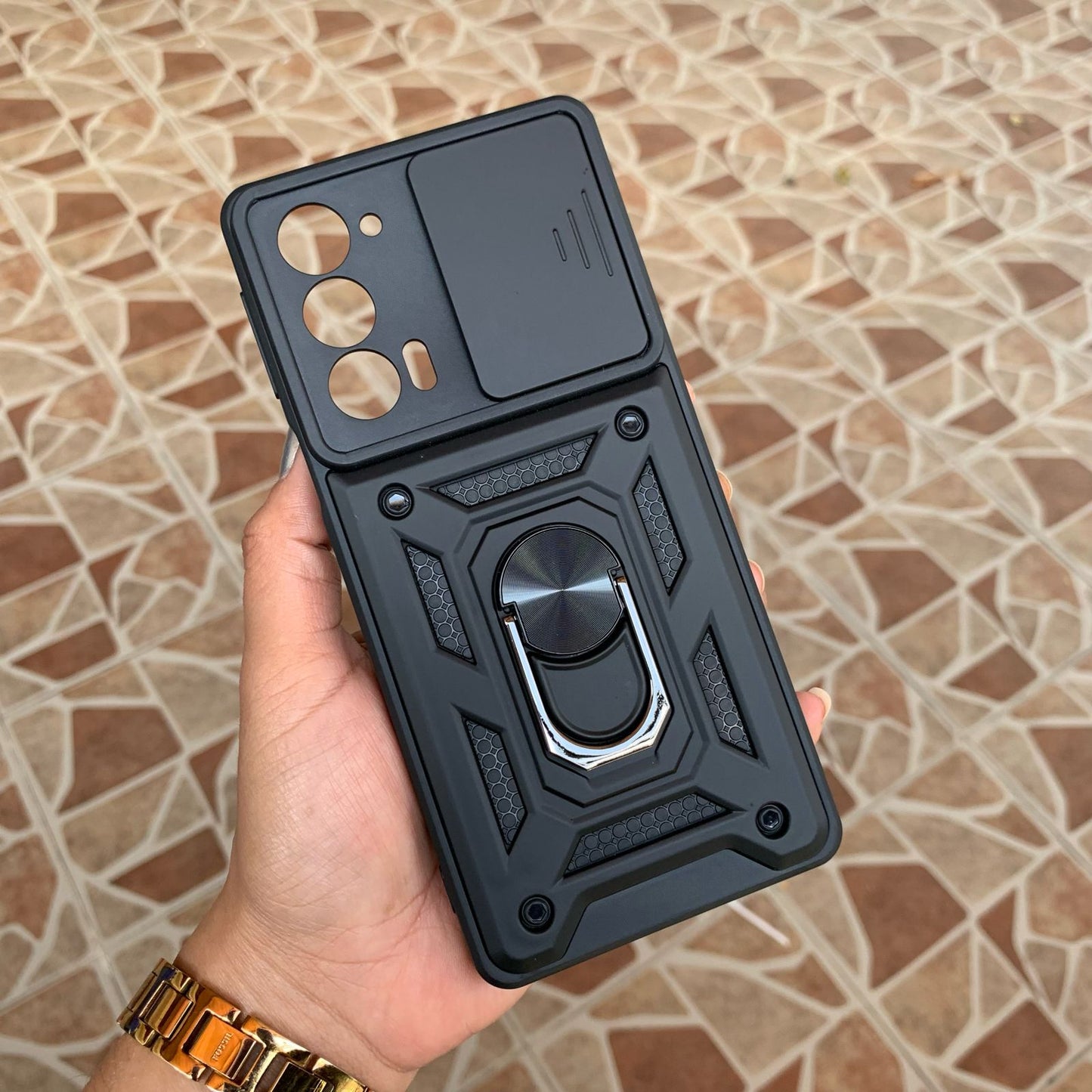 Funda Uso Rudo Anillo Para Motorola Moto Edge 20