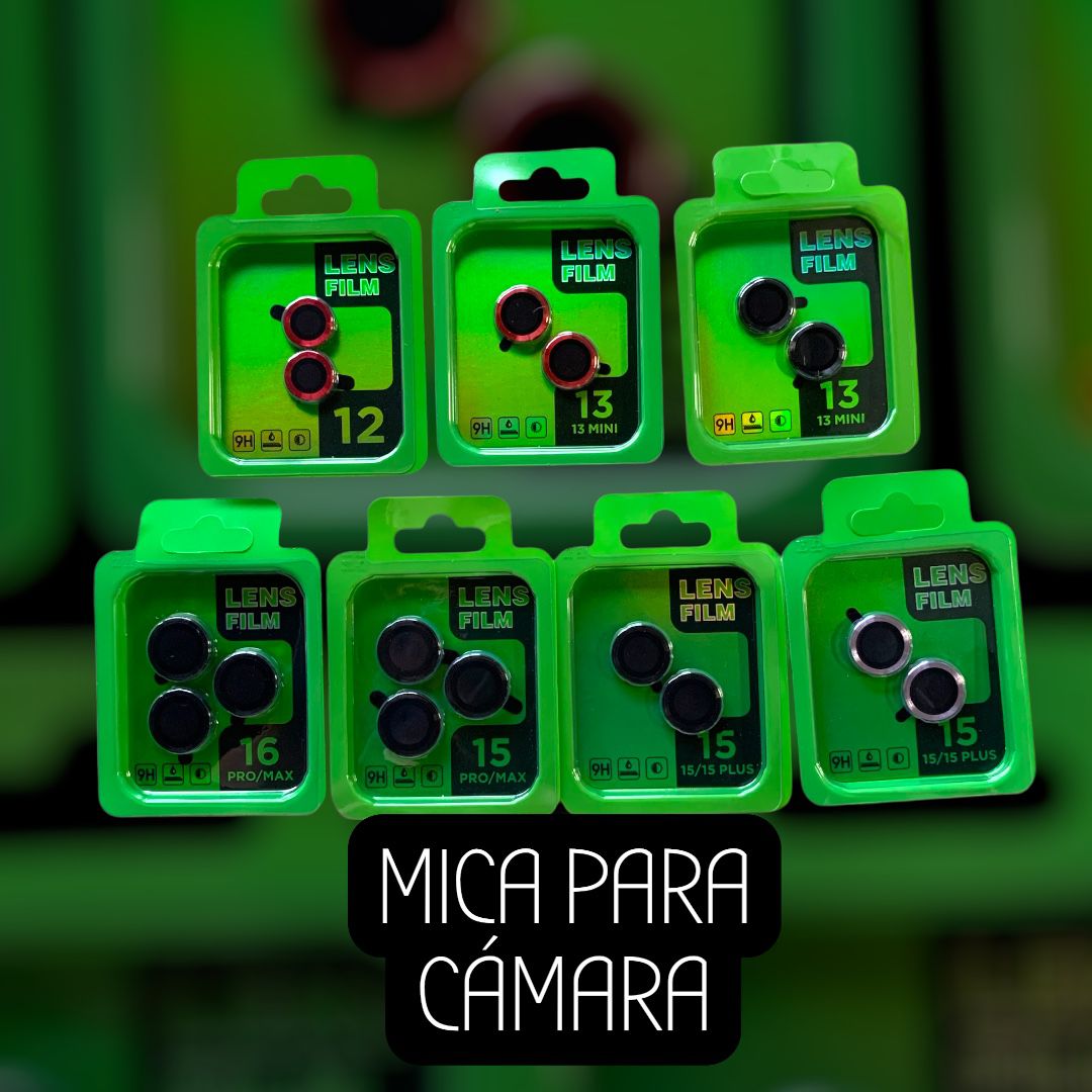 MICA CAMARA PARA IPHONE 12