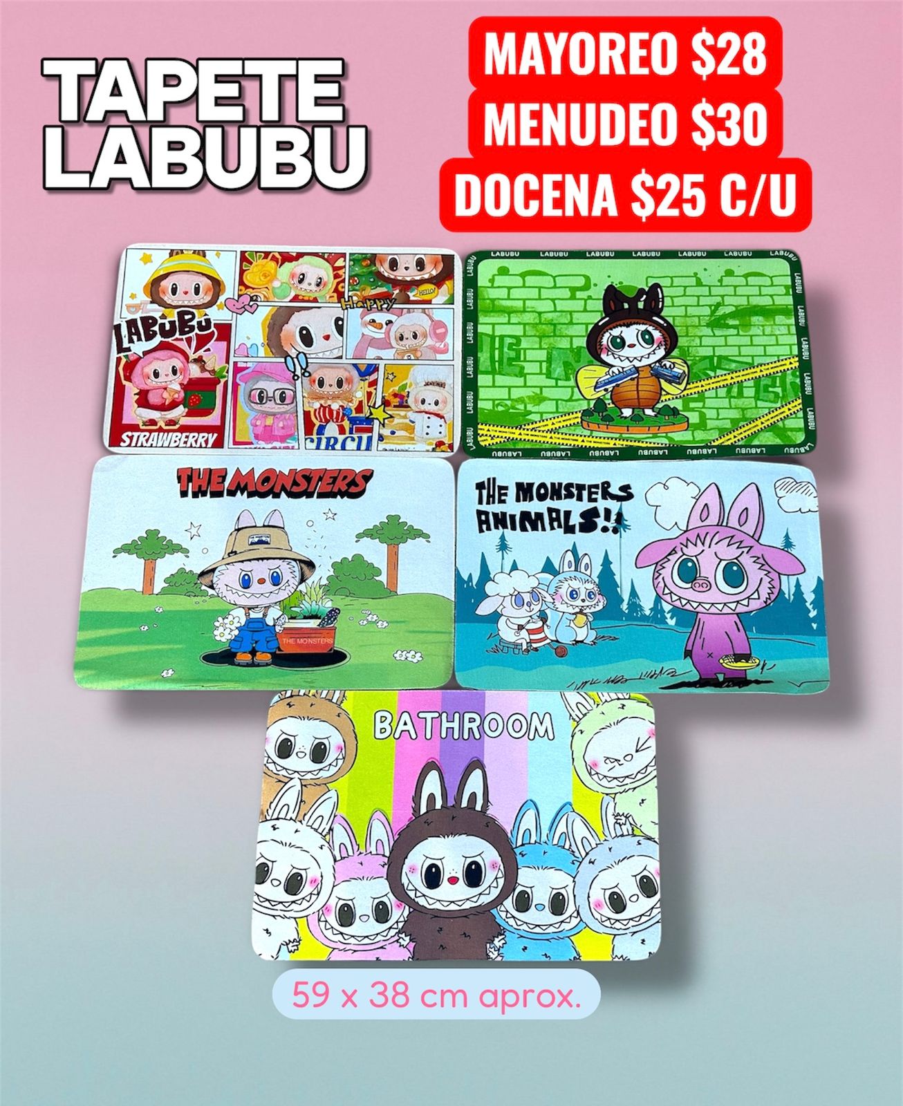 Tapete Diseños Labubu