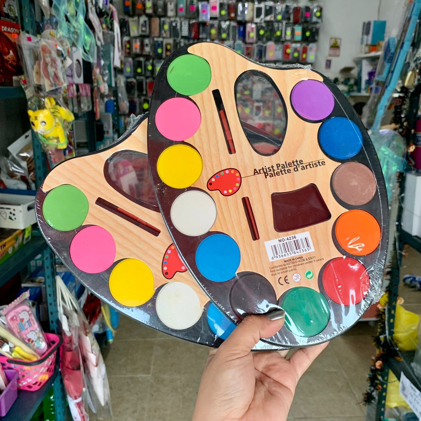 Acuarelas 12 colores