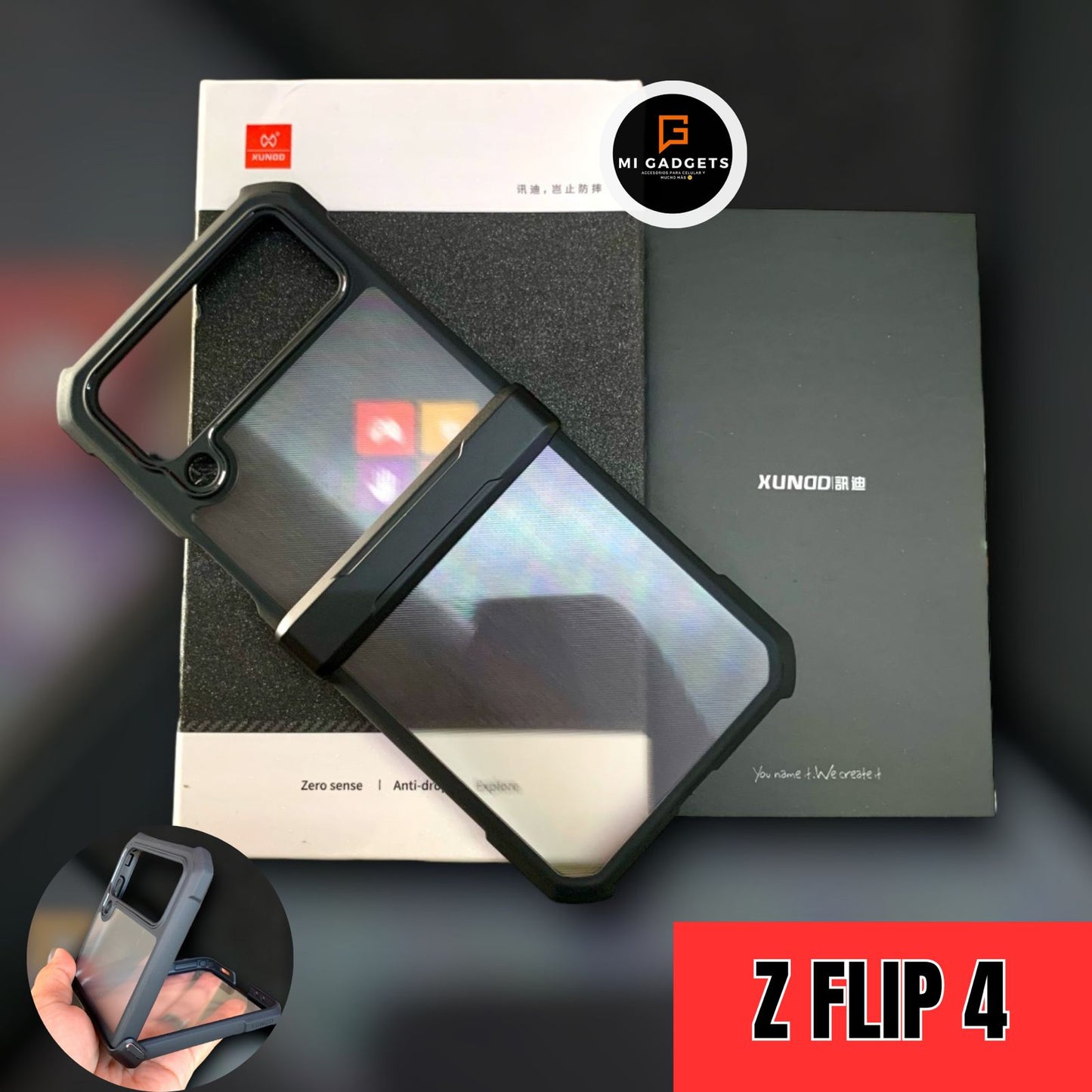 Funda Uso Rudo Xundd Para Samsung Z Flip 4