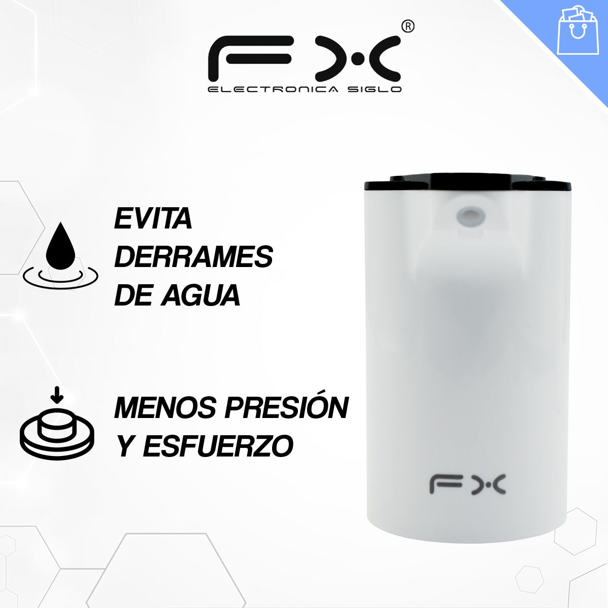 Dispensador Bomba para Agua Recargable AGUA-204
