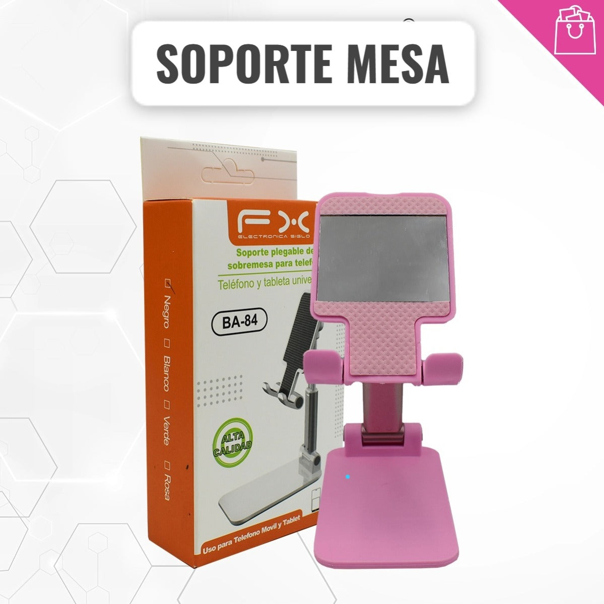 BASE SOPORTE PARA CELULAR DE MESA BA-84