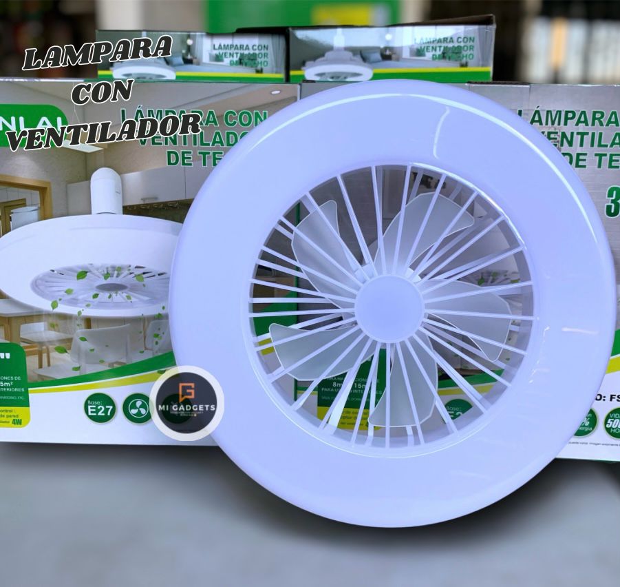 Lampara Con Ventilador De Techo FS-01