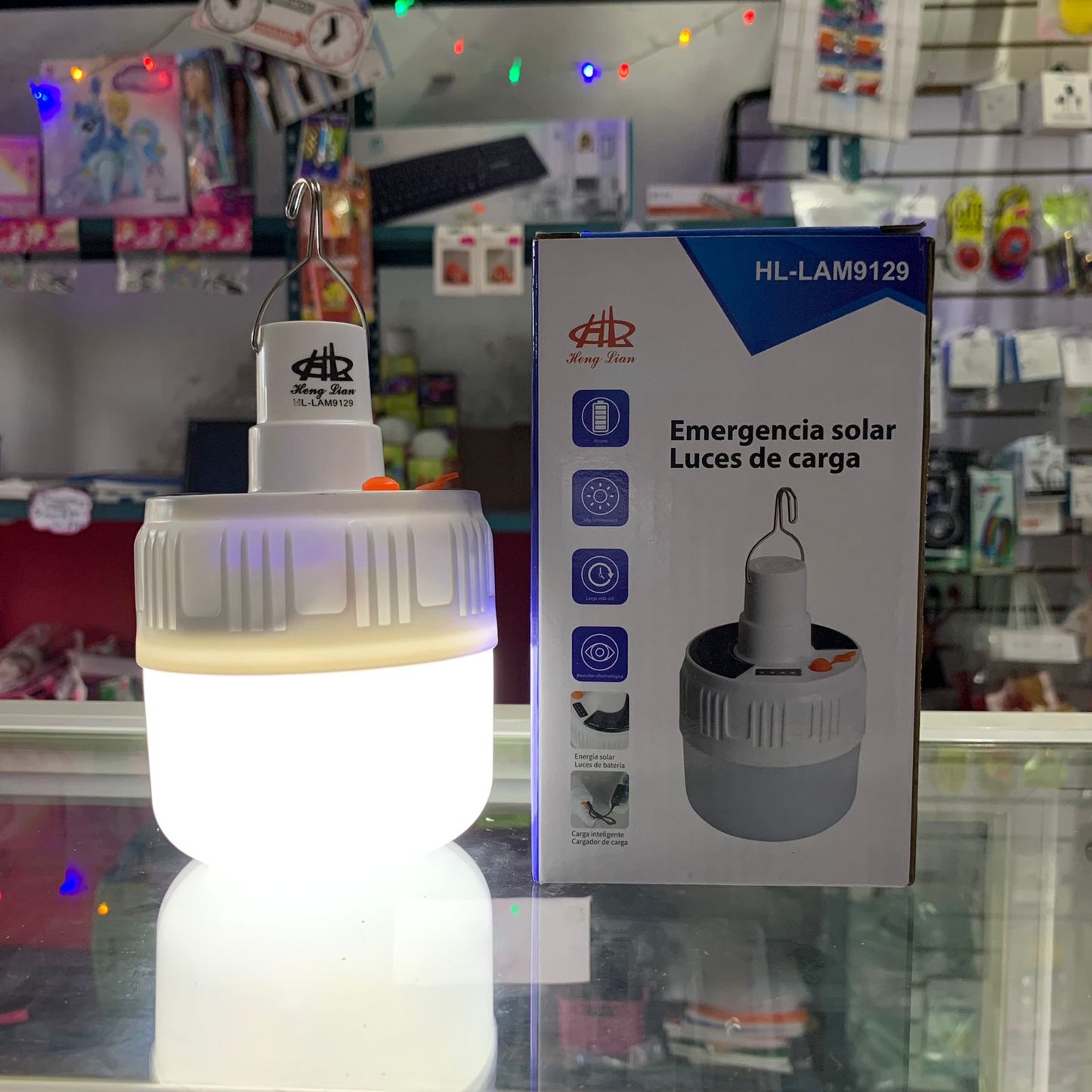 Lámpara De Emergencia Recargable HL-LAM9129