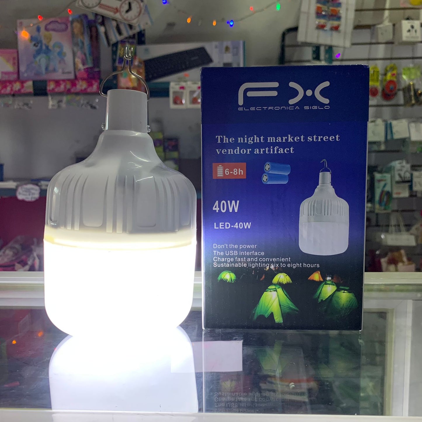 Lámpara De Emergencia Recargable HL40W