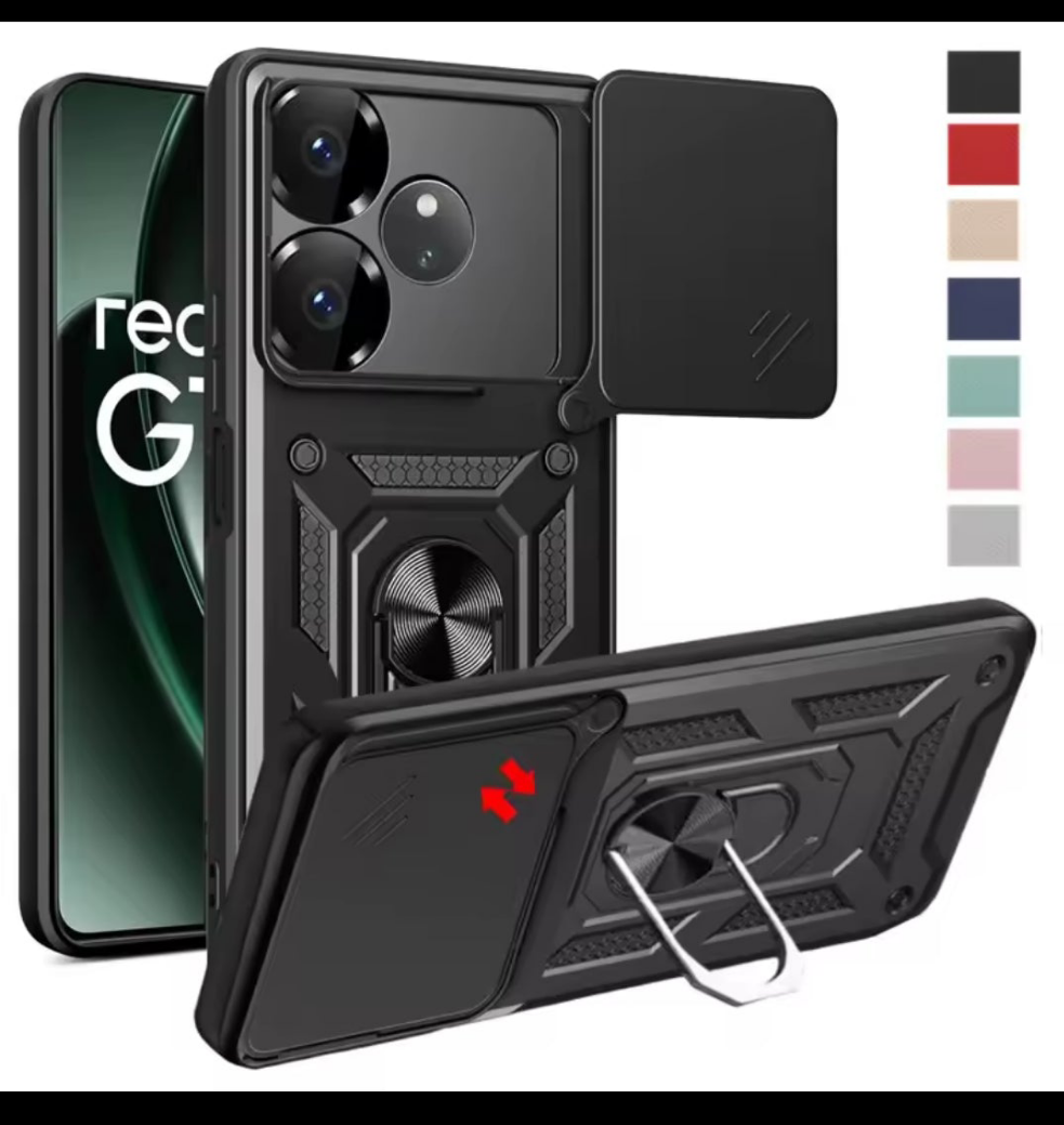 Funda Uso Rudo Anillo Para Realme GT 6T