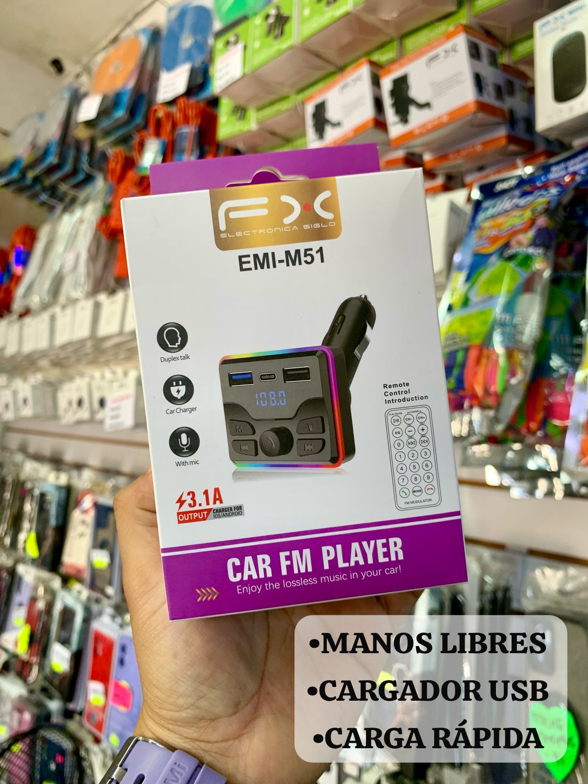 TRANSMISOR RECEPTOR BLUETOOTH EMI-M51