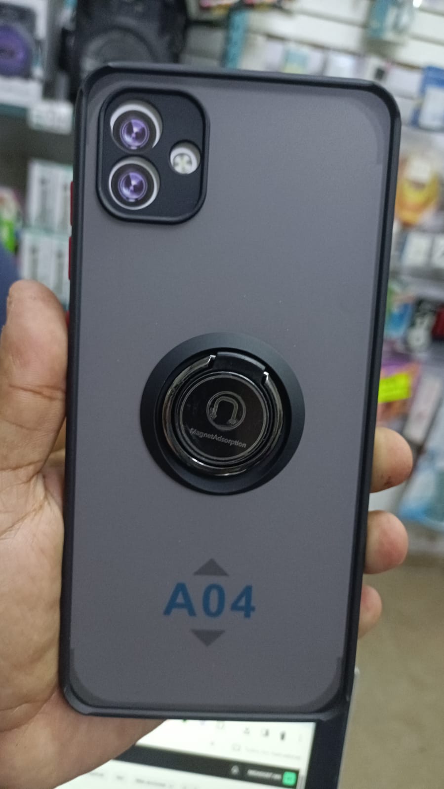 Funda Uso Rudo Anillo Para Samsung Galaxy A04