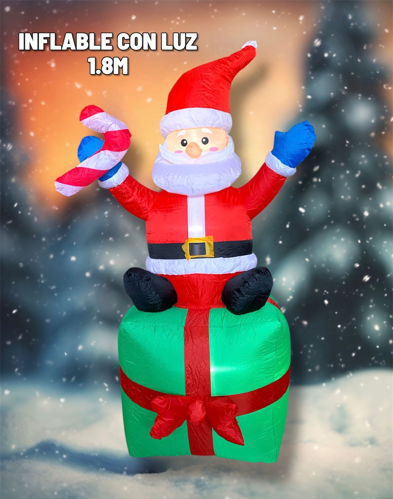 Inflable Navideño 1.8M