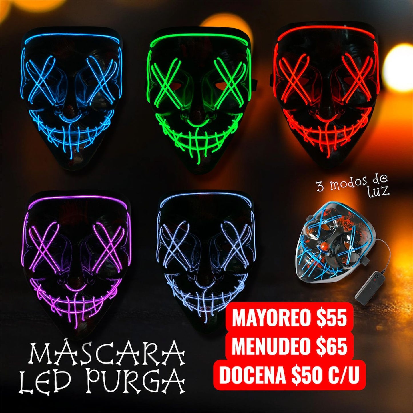 Mascara Halloween Purga