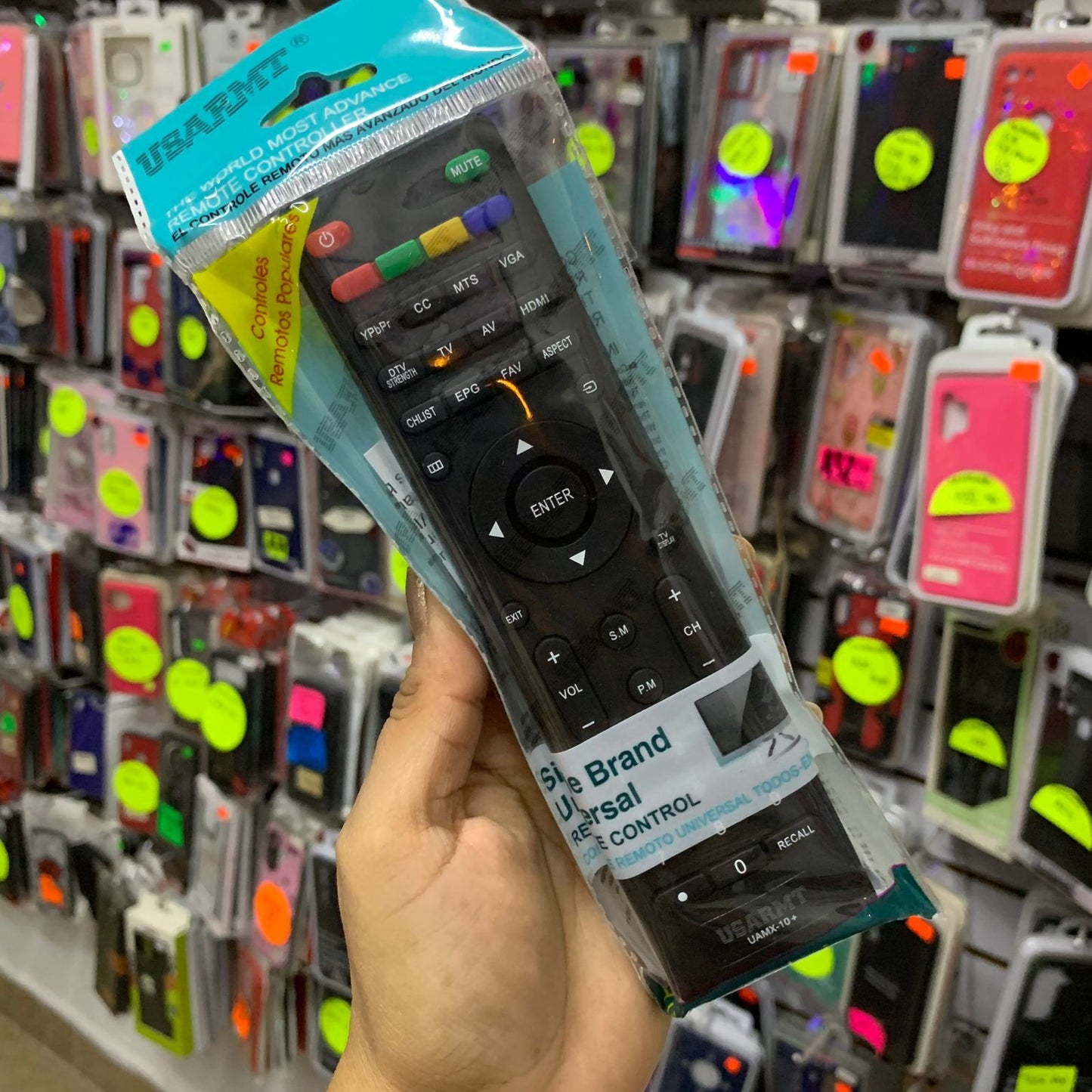 CONTROL REMOTO UNIVERSAL PARA TV SMART TV UAMX-10+