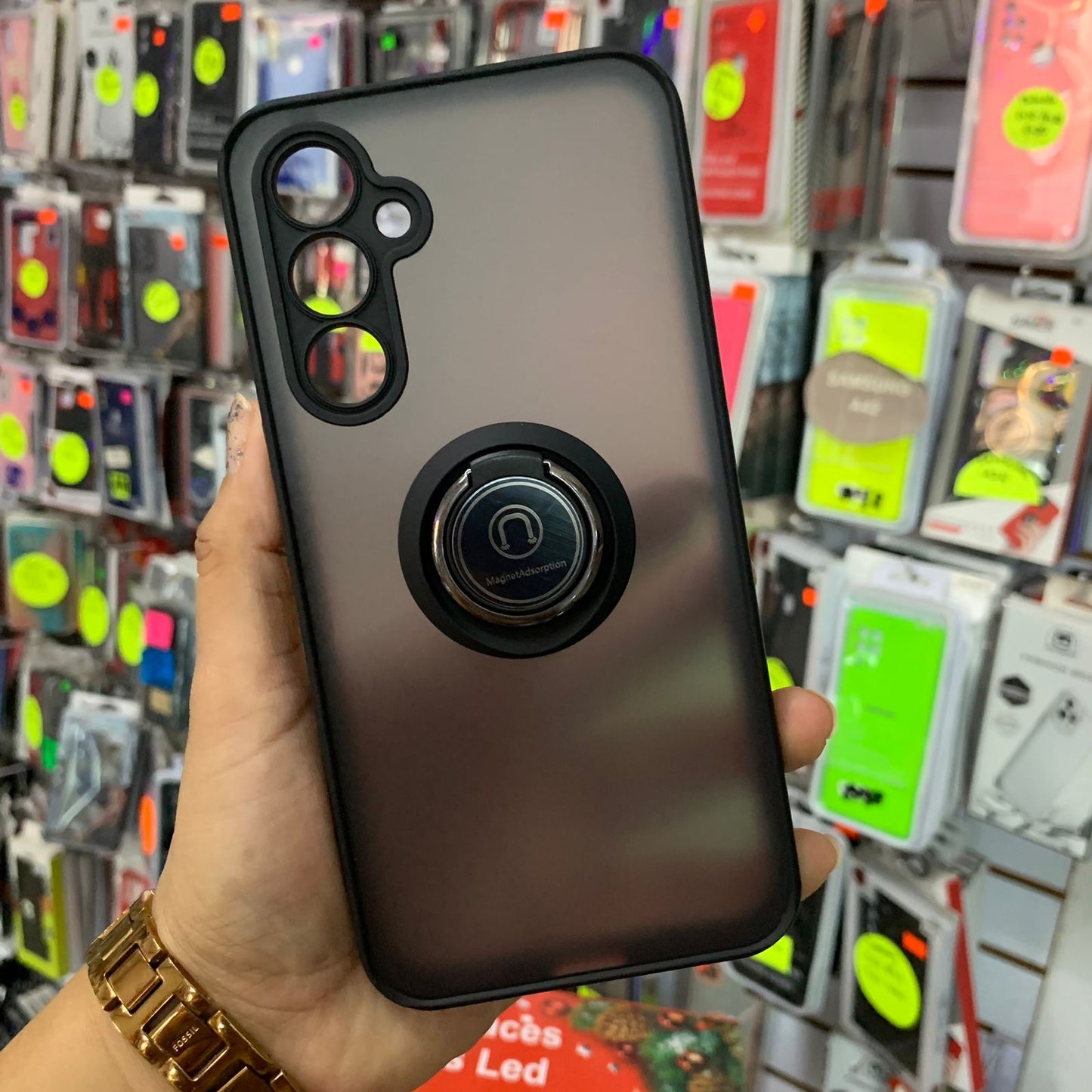 Funda Uso Rudo Anillo Para Samsung Galaxy A54