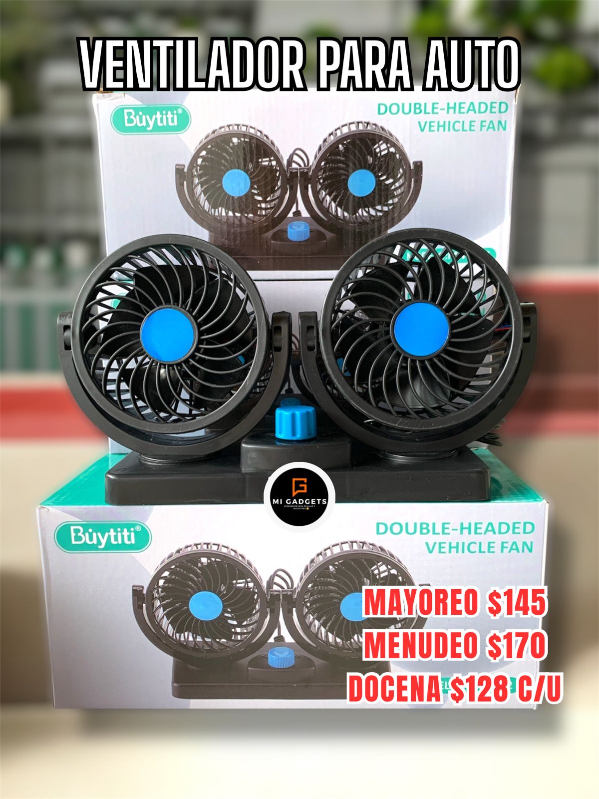 Ventilador Para Auto FAN-A002