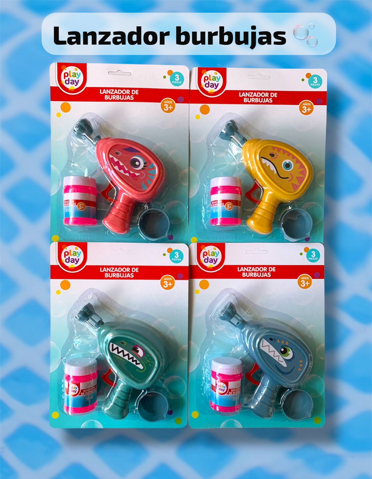 Pistola Burbuja Lanzador