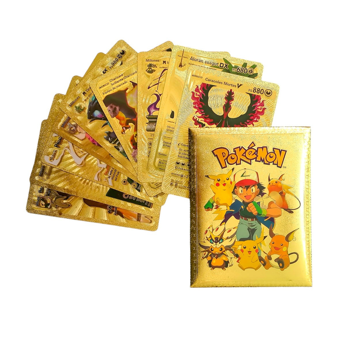 Estampas Carta POKEMON Dorada