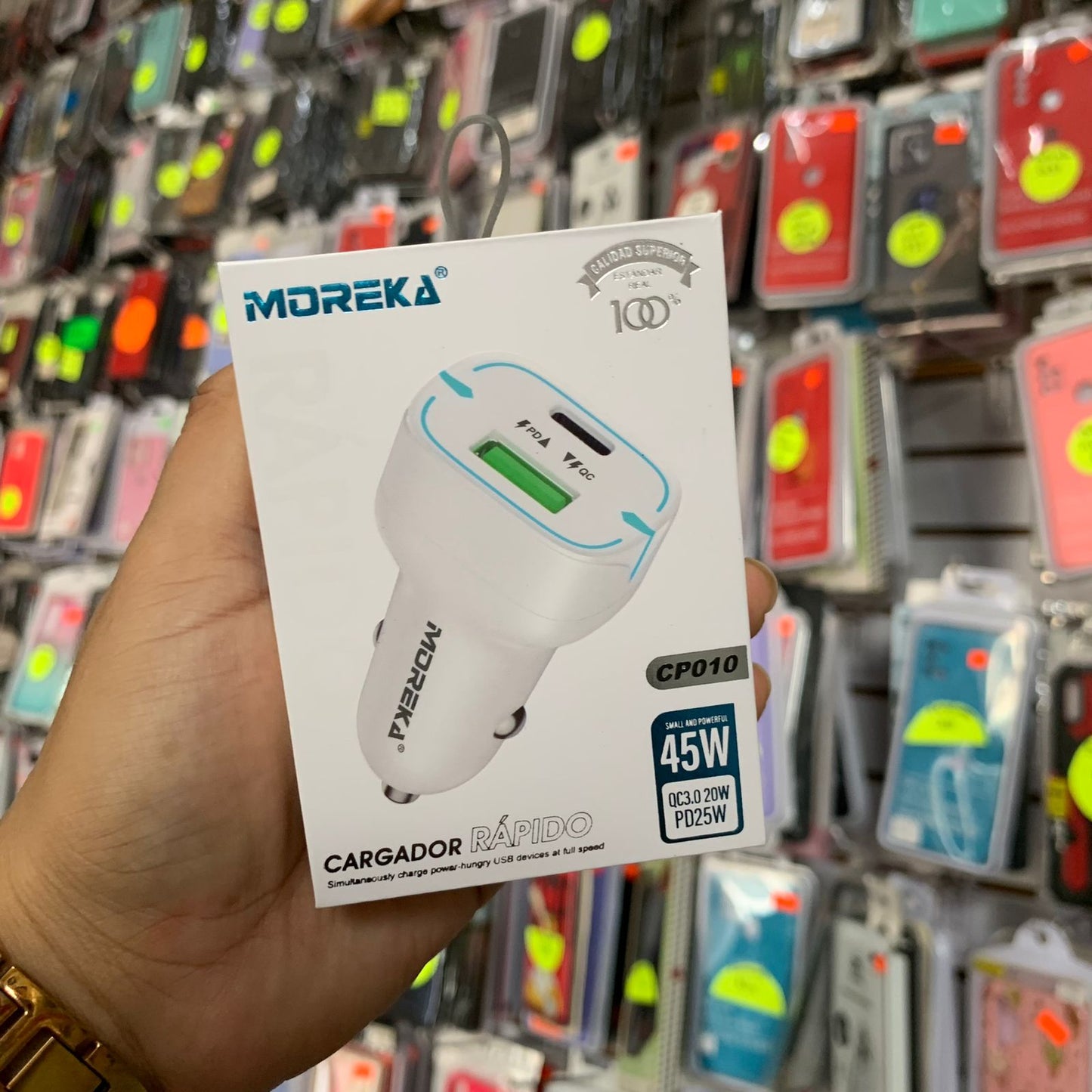 Cargador Para Auto Carro 45W CP010