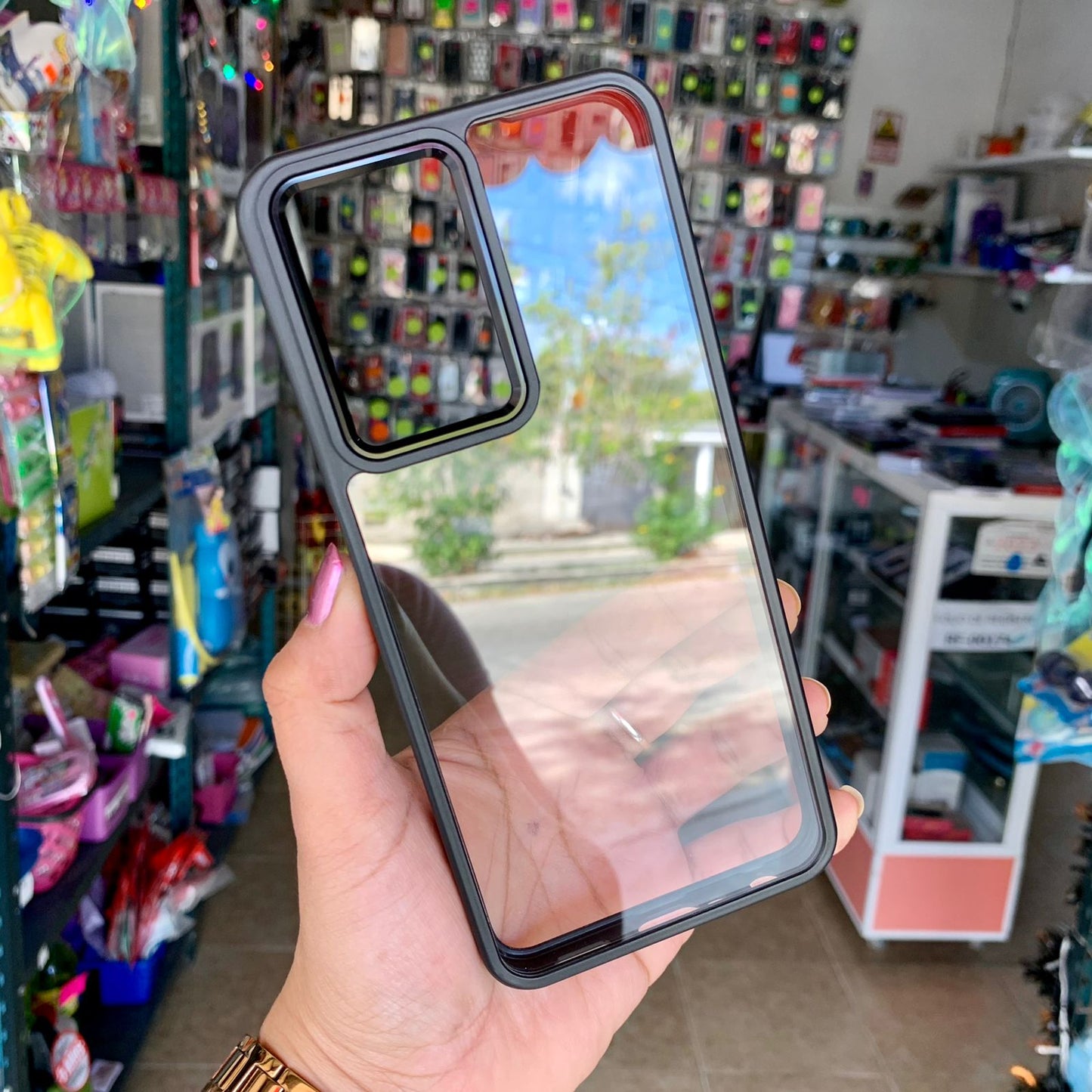 Funda Acrilico Bordes Para Oppo A57 /A77