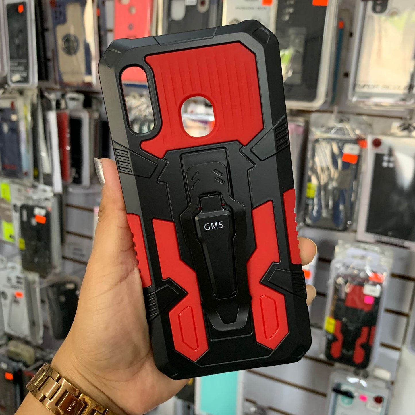 FUNDA USO RUDO CON CLIP GM5 PARA SAMSUNG A20 / A30