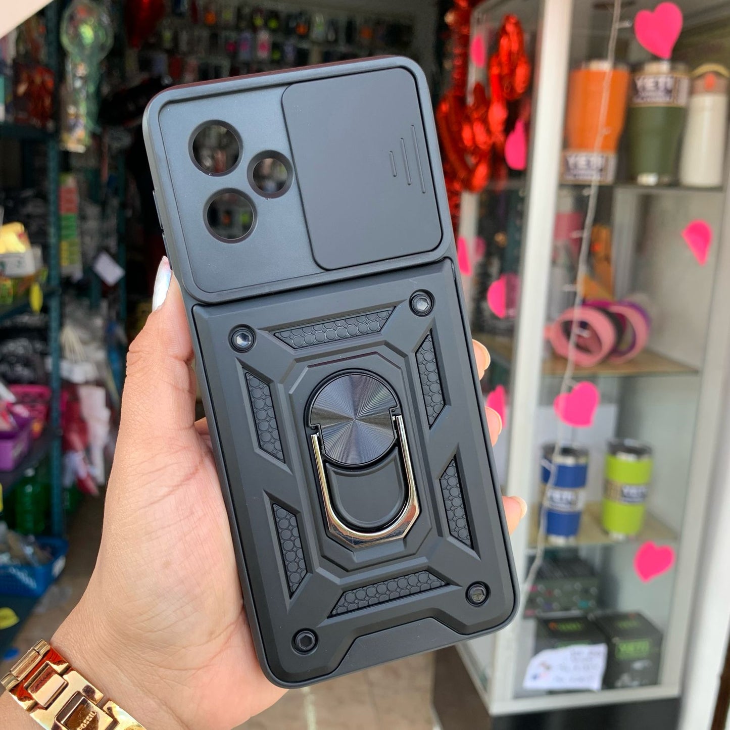 Funda Uso Rudo Anillo Para Motorola G54