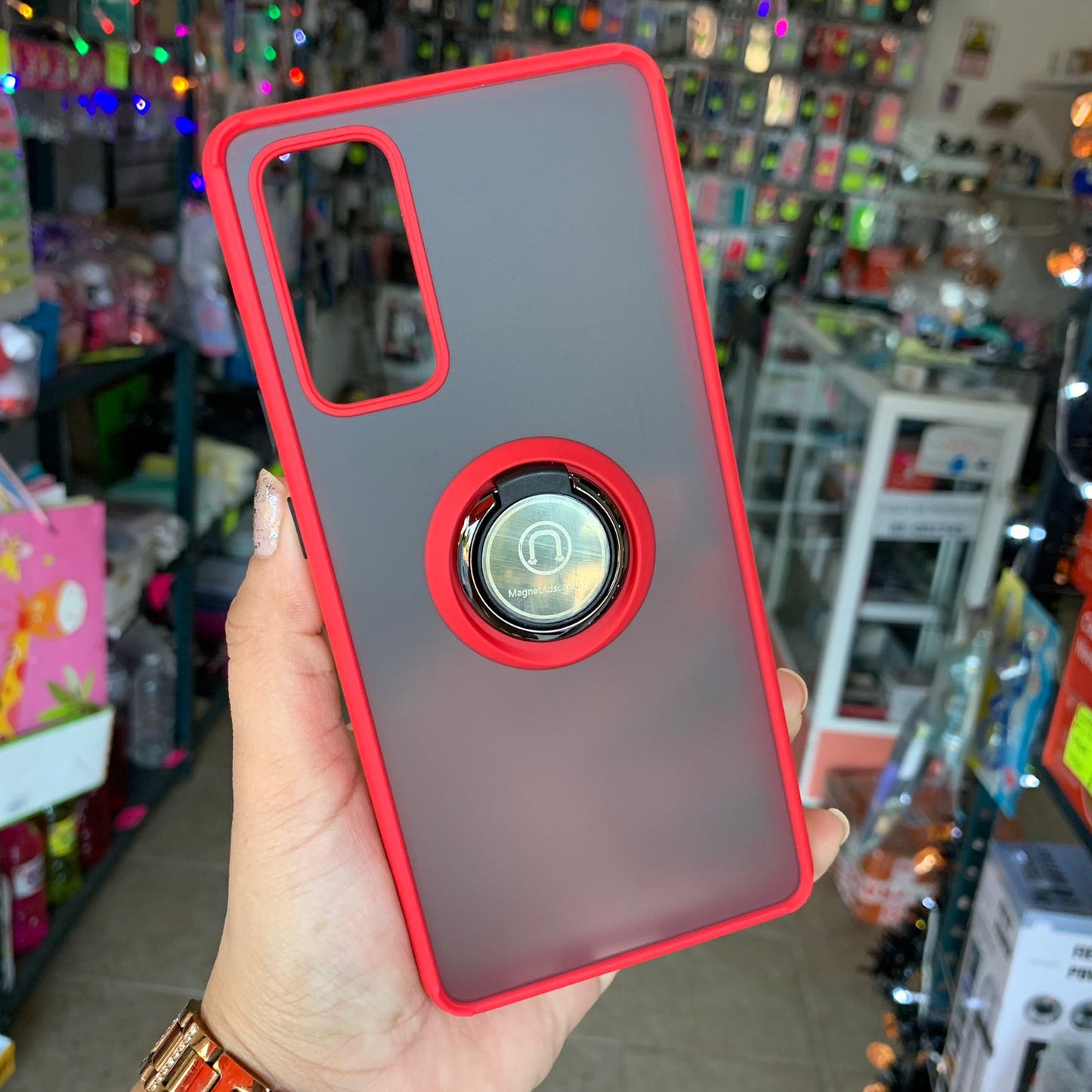 Funda Uso Rudo Anillo Para Samsung S20 FE