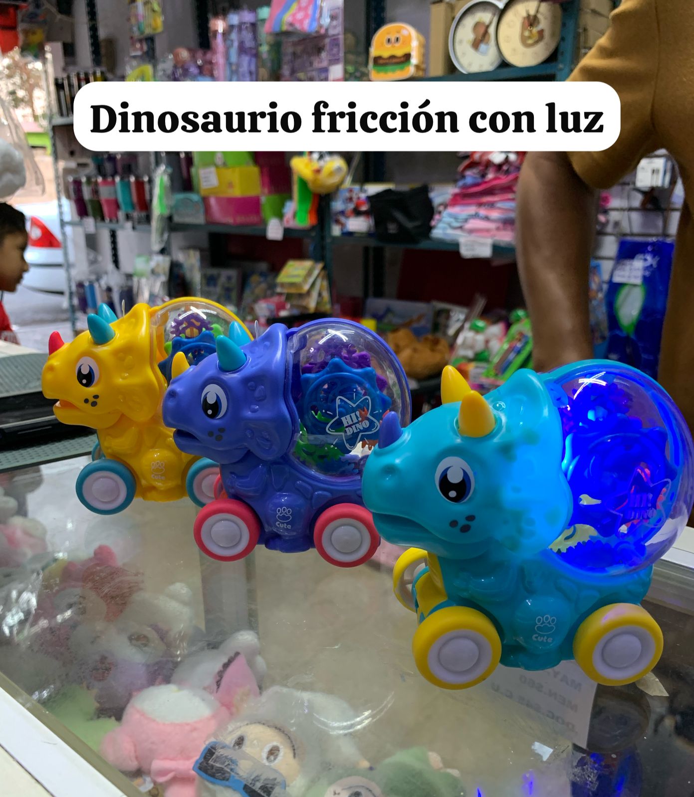 Dinosaurio Fricción Con Luz YN-2411