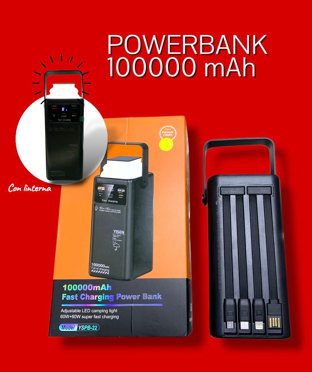 Power Bank 100000 YSPB-22