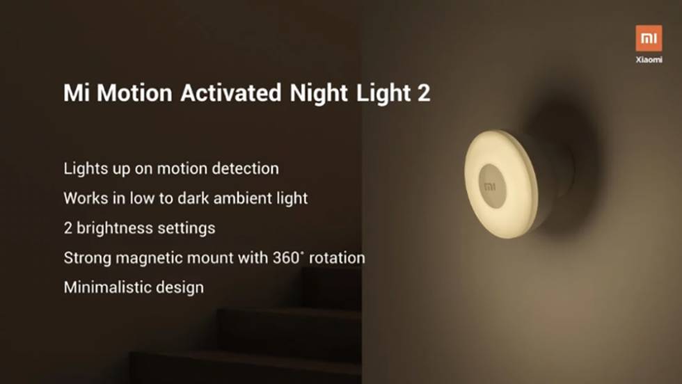 MI MOTION ACTIVATED NIGHT LIGHT 2 CON DISEÑO MINIMALISTA
