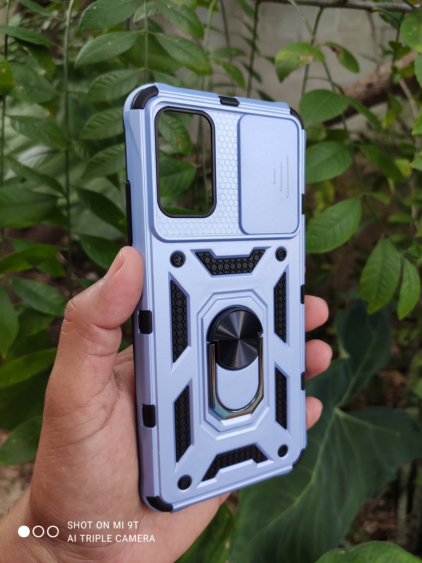FUNDA CON PROTECTOR DE CAMARA DESLIZANTE PARA XIAOMI POCO M3 / REDMI 9T (LC)