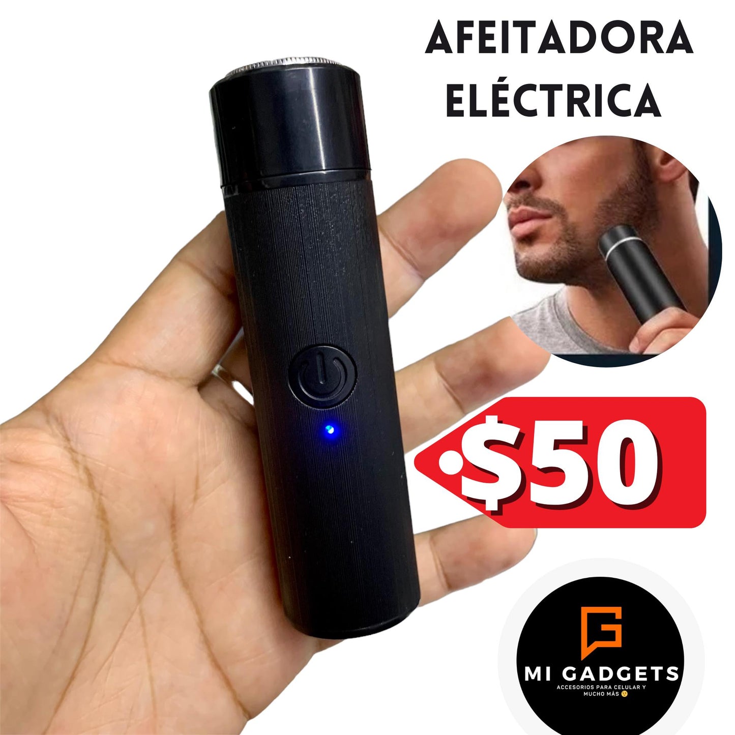 Mini Afeitadora Eléctrica Portátil (ASOC)