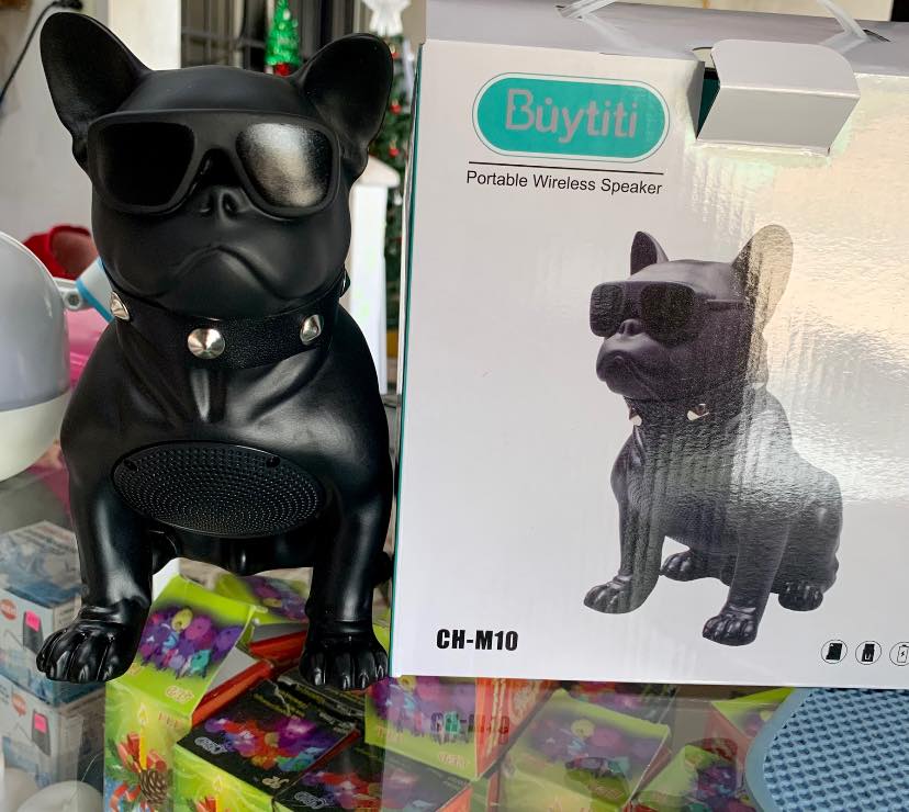 Bocina Bluetooth Diseño Bulldog Pequeño
