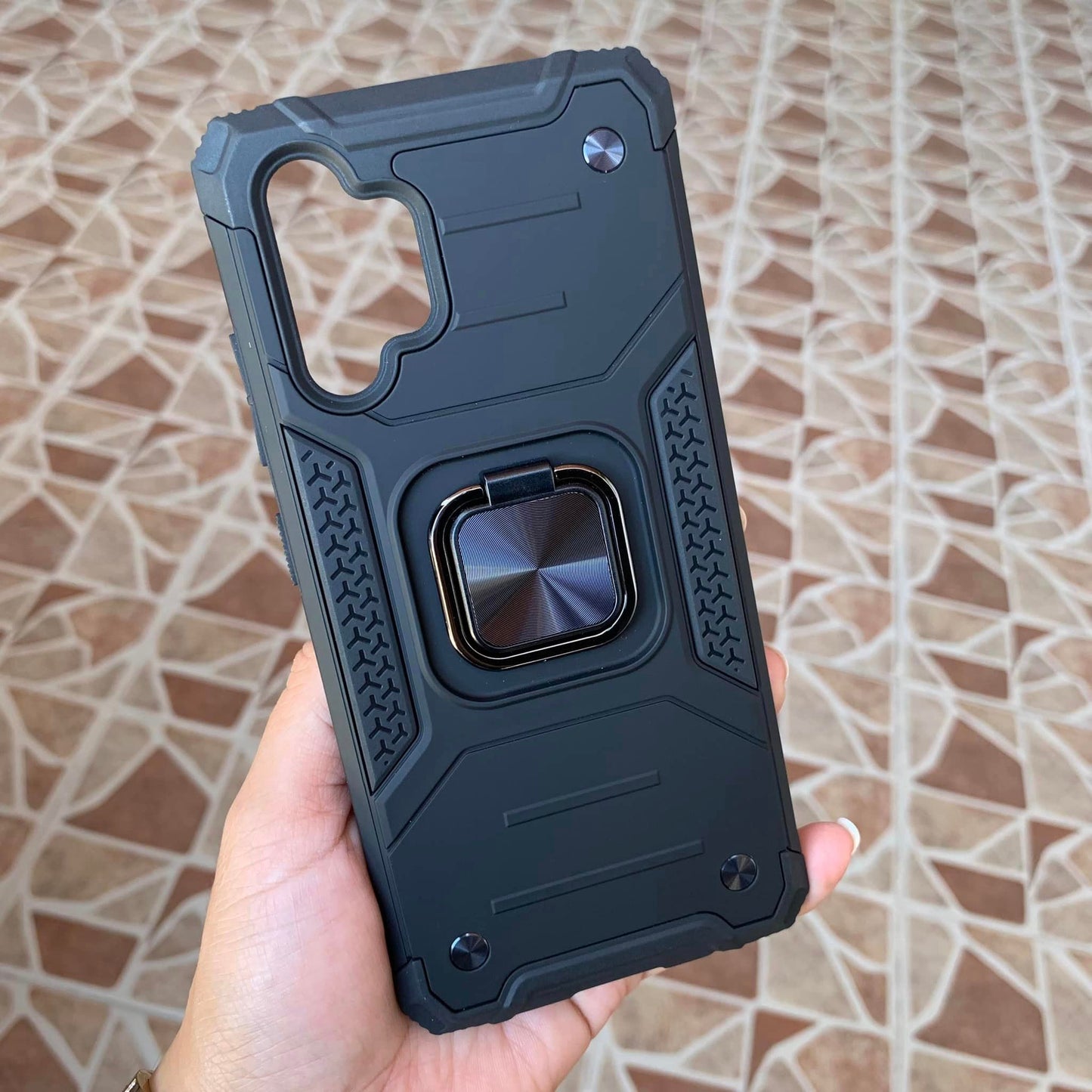 Funda Uso Rudo Con Anillo Metalico Para Samsung A32 4g