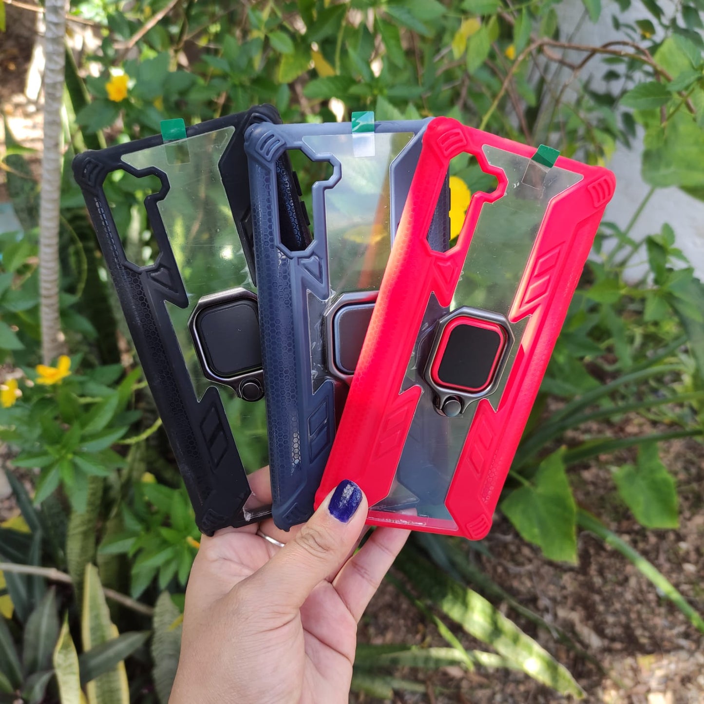 Funda Uso Rudo Tpu con Anillo Para Samsung Note 10
