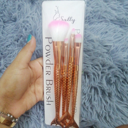 SET POWDER DE BROCHAS COLA DE SIRENA