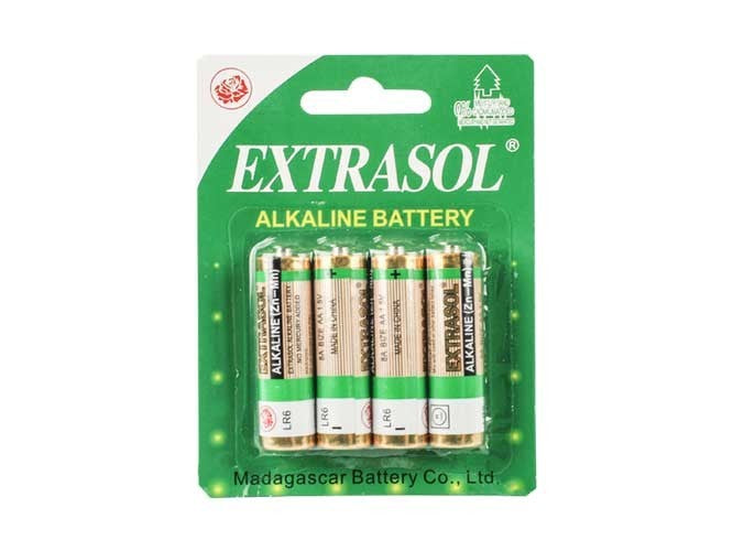 Paquete de 4 Baterias AAA ALKALINA hl-ba590