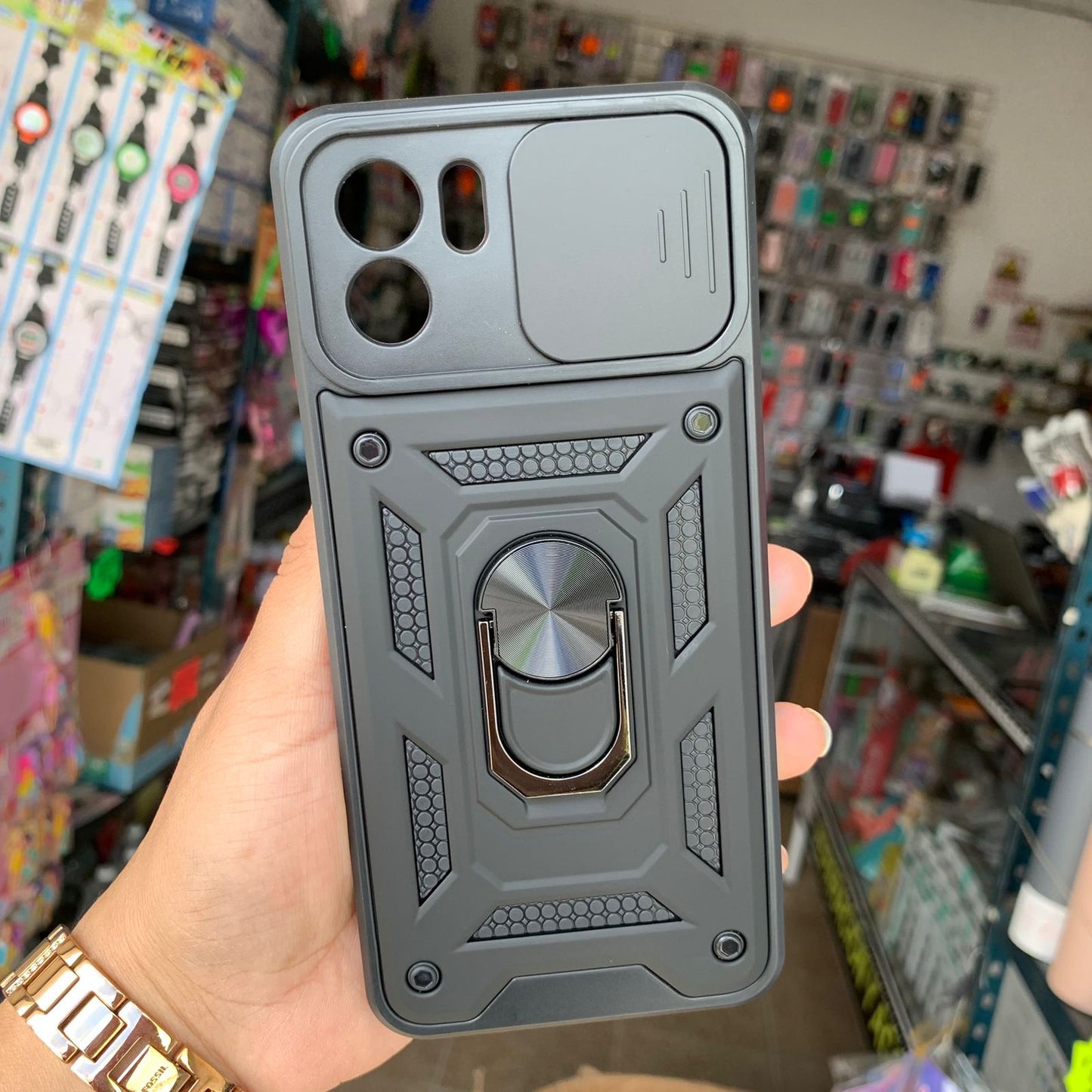 Funda Uso Rudo Con Protector De Camara Para Redmi A1 / Redmi A2 (LC)