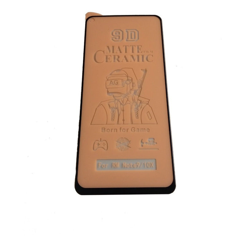 Mica 9d Mate Cerámica Xiaomi Redmi Note 9