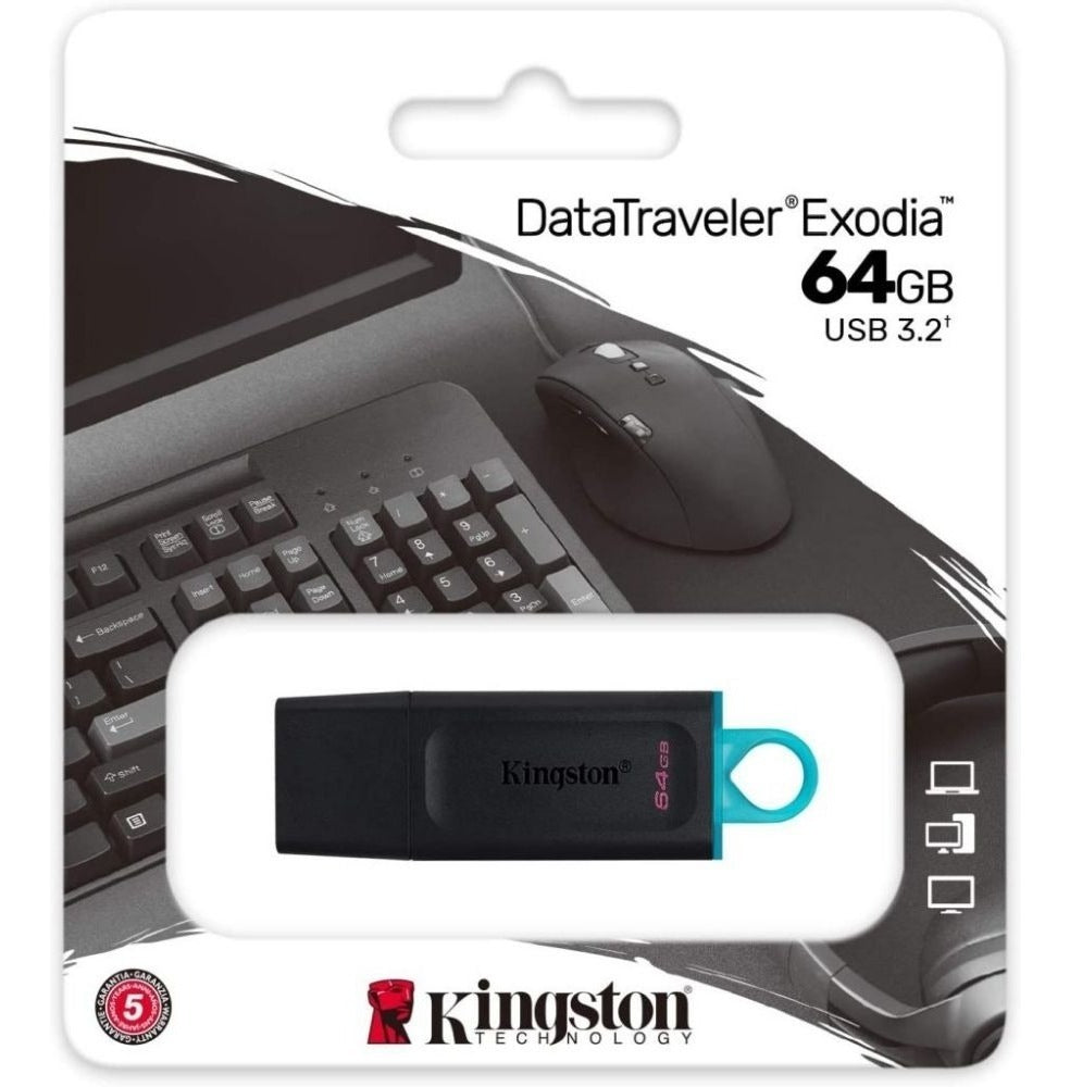 Memoria USB Kingston 64GB EXODIA