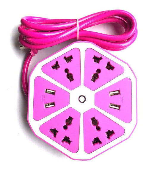 MULTICONTACTO USB HEXAGON CHA-12F