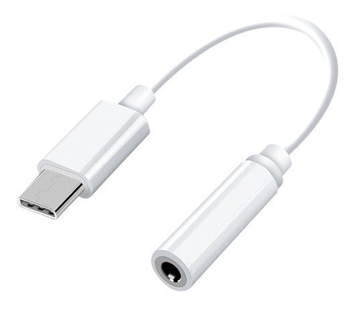 Adaptador Convertidor Tipo Usb C a Jack 3.5mm AU-13