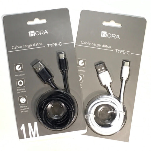 CABLE TIPO C 1M 1HORA CAB184