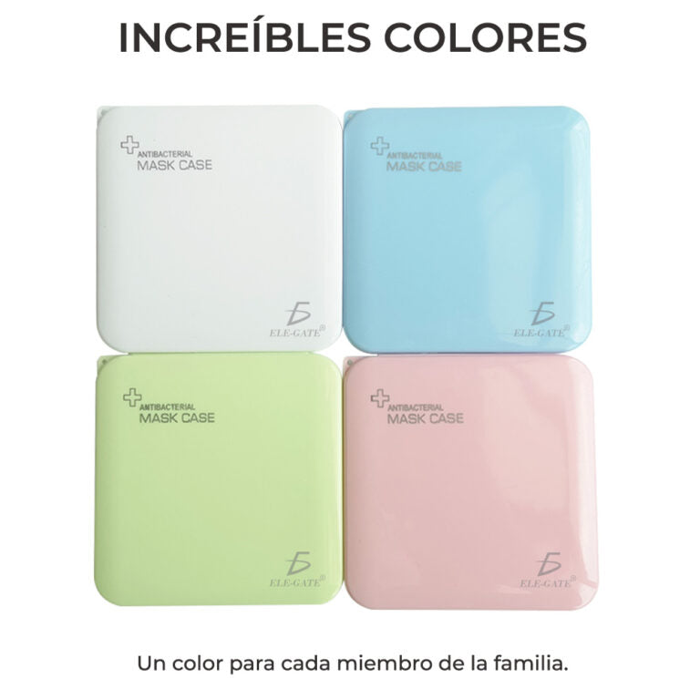 PORTA CUBREBOCAS CUADRADO ESTUCHE